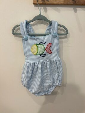 Stitchy Fish Romper